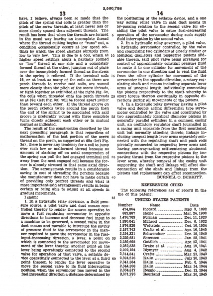 PATENT NUMBER 2,560,758 WITH REFERENCE PATENTS.